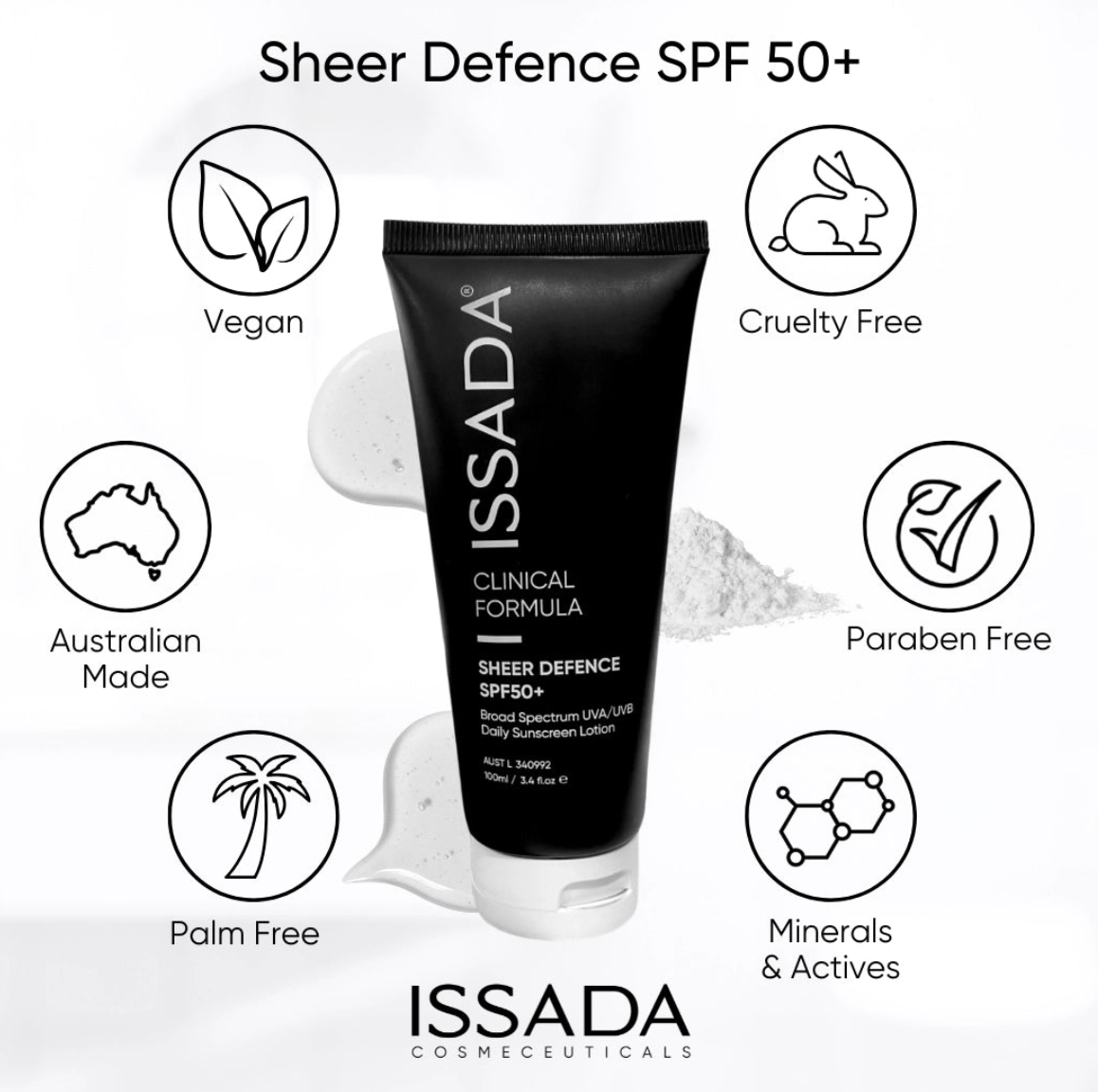 ISSADA- Sheer Defence SPF 50+